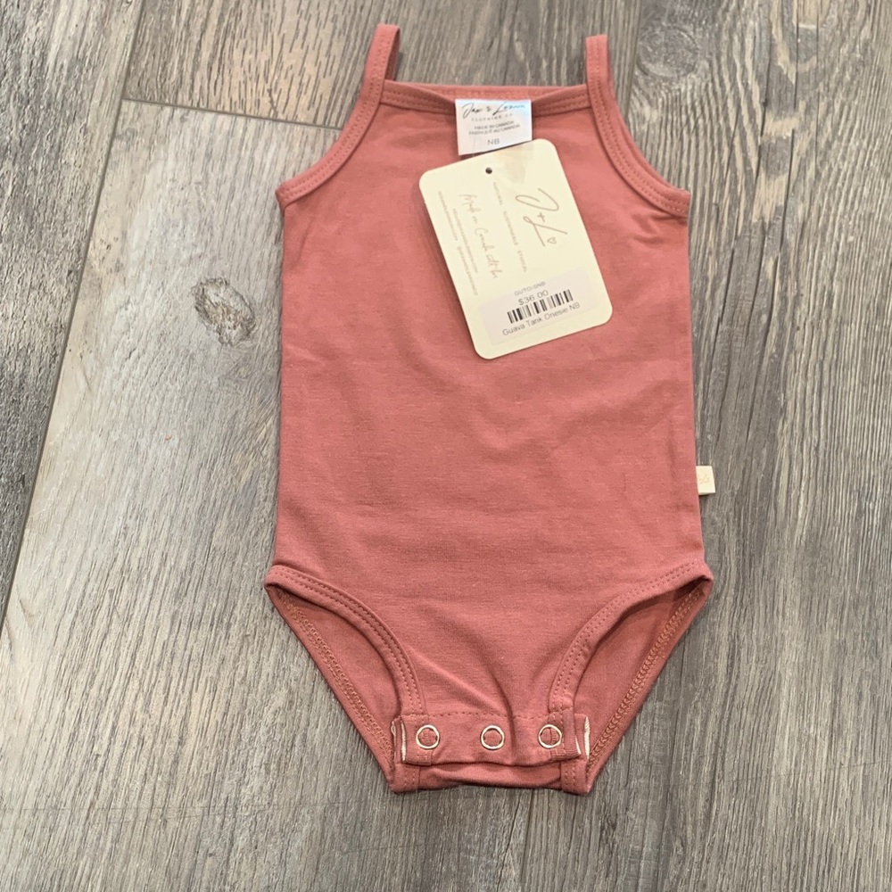 Jax & Lennon Guava Tank Kids Bodysuit